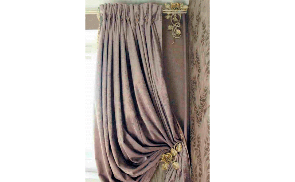 Изготовление Кованые гардина и зажим для штор в Челябинске